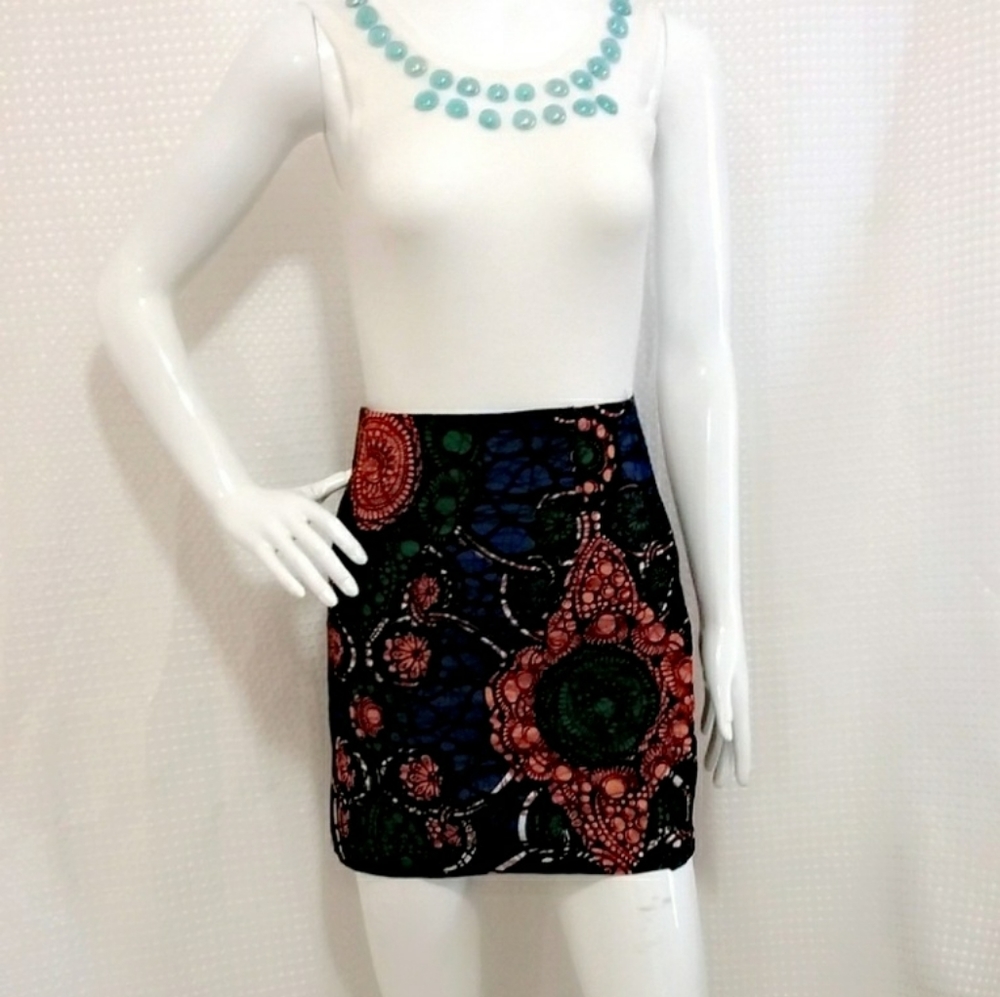 !Sale! Multicolor Wax Skirt, Ankara Fashion Skirt